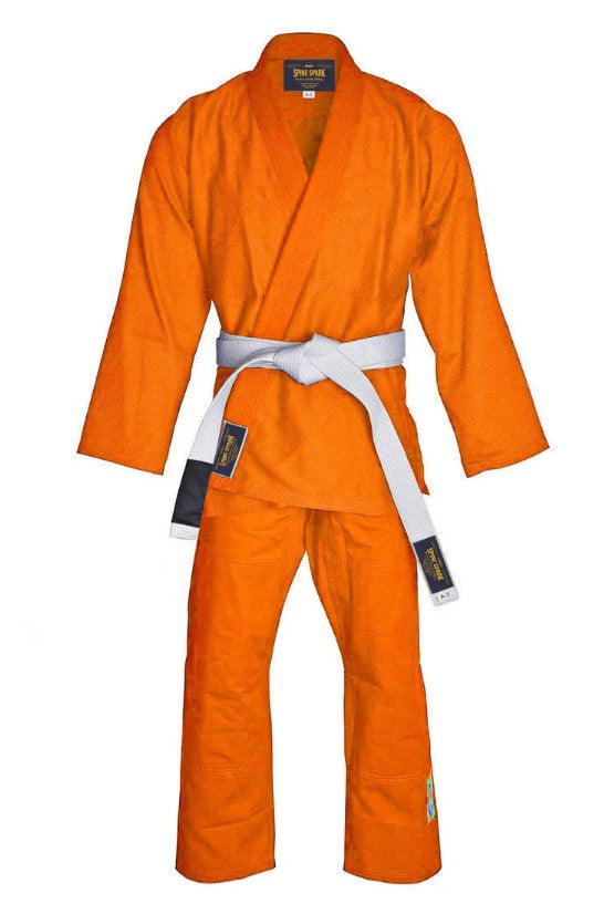 Orange Color Custom Brazilian JIU-JITSU GI/ BJJ KIMONO WITH CUSTOM ARTWORK