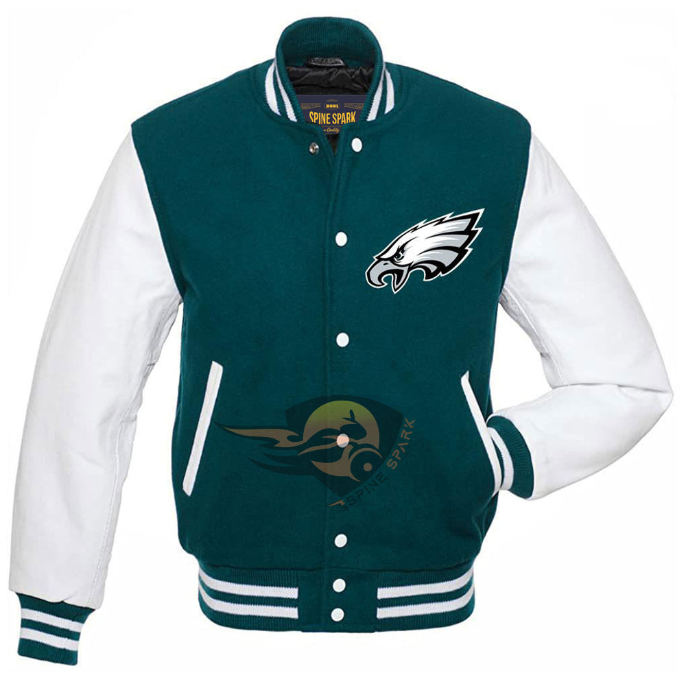 PHILADELPHIA EAGLES - 5 NFL LETTER E JACKET PATCH