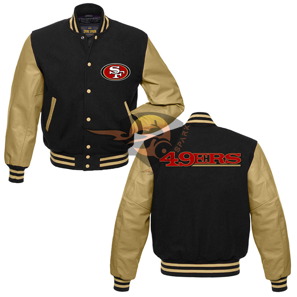 49ers letterman hoodie