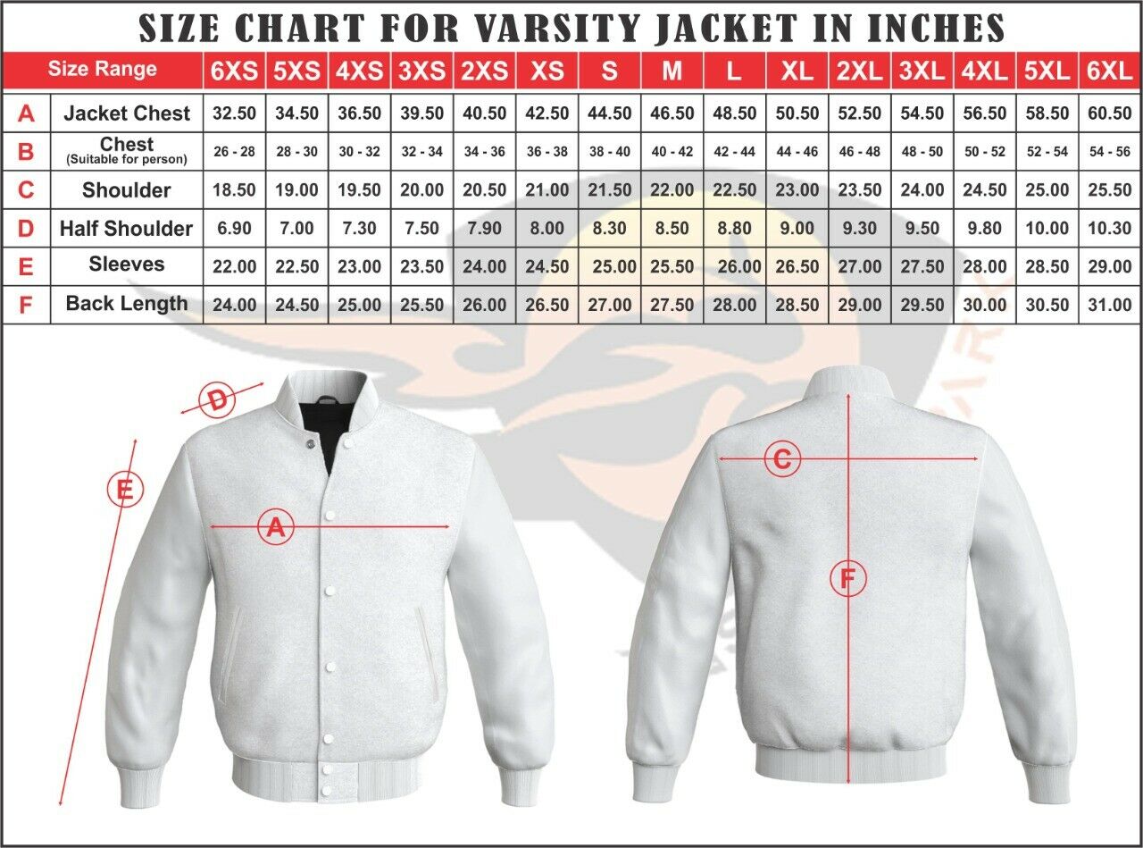 Spine Spark Black Wool Varsity Jacket Orange Leather Sleeves
